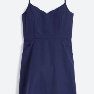 Pixley Crissie Scallop Detail Linen Dress
